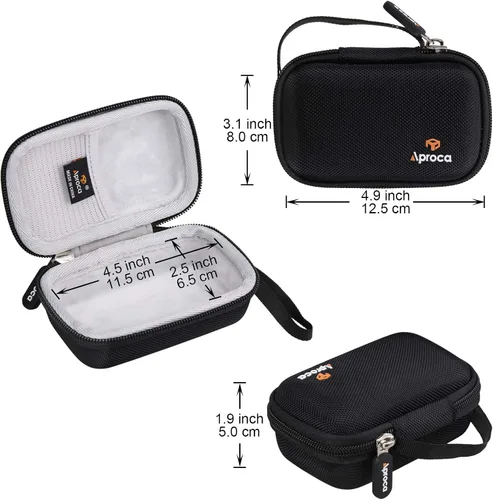 Vista 6 de Aproca Funda compatible con Logitech Logitech MX Anywhere 3S / MX Anywhere 3 / Anywhere 2 Ratón inalámbrico compacto, bolsa de almacenamiento duro