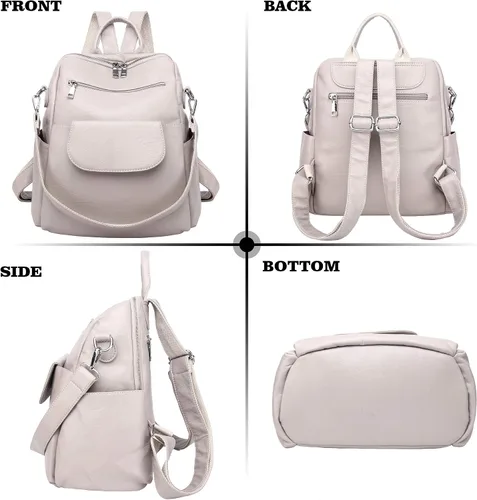 Vista 2 de Mochila de moda para mujer impermeable bolsa de viaje bolsa de hombro convertible para mujer