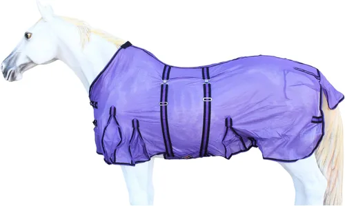 Vista 11 de CHALLENGER 78" caballo malla ligera verano hoja primavera flujo de aire blanco 73408B
