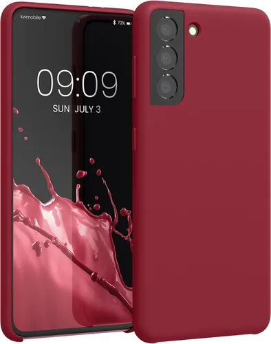 Vista 49 de kwmobile Funda compatible con Samsung Galaxy S9 - Funda de silicona TPU con acabado suave - Blue Reef