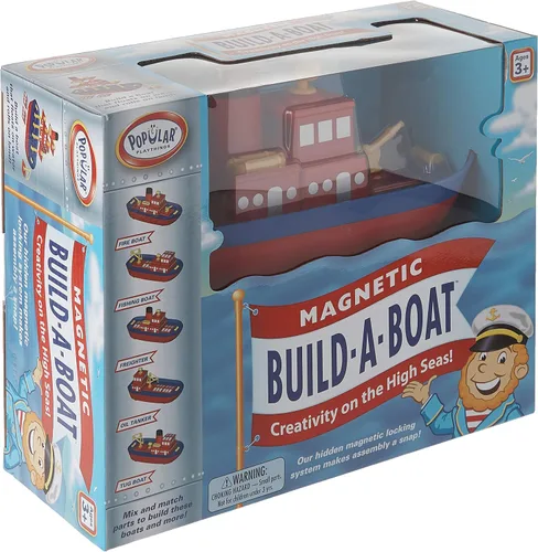 Vista 3 de POPULAR PLAYTHINGS Juguete magnético de baño Build-a-Boat