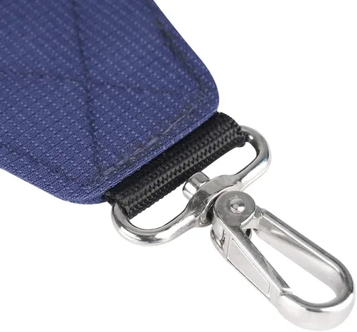 Vista 9 de BIG TEETH Correa para bolsa de golf, correa de hombro acolchada única, correas ajustables gruesas de repuesto universal de liberación rápida Negro