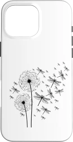 Vista 19 de Funda para iPhone 12/12 Pro Wildlife Animal Insect Dandelion Dragonfly