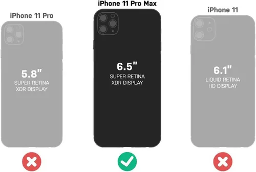 Vista 3 de LifeProof SLAM SERIES - Funda para iPhone 11 Pro Max - DEFY GRAVITY (negro niebla/verde helecho)