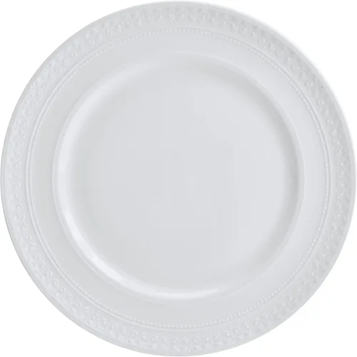 Vista 8 de Mikasa Crown White - Juego de vajilla de 18 piezas resistente a las astillas, servicio para 6 personas