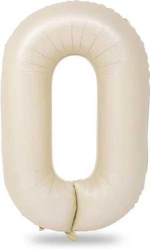 Vista 95 de Globo negro del número 0 para niñas y niños, 40 pulgadas, grande, número 0-9, de papel de aluminio, de Mylar para helio, juego de globos digitales