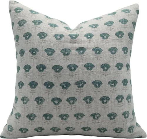 Vista 9 de Funda de cojín de lino puro de 14 x 14 pulgadas con cremallera para sofá, sofá y cama, decoración de otoño, granja, al aire libre, sala de estar