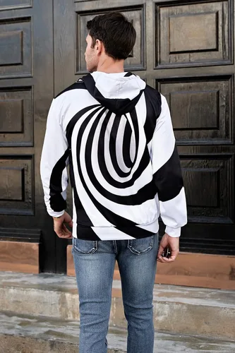 Vista 4 de Goodstoworld - Sudadera con capucha unisex con estampado gráfico 3D y bolsillos, tallas S a 3XL