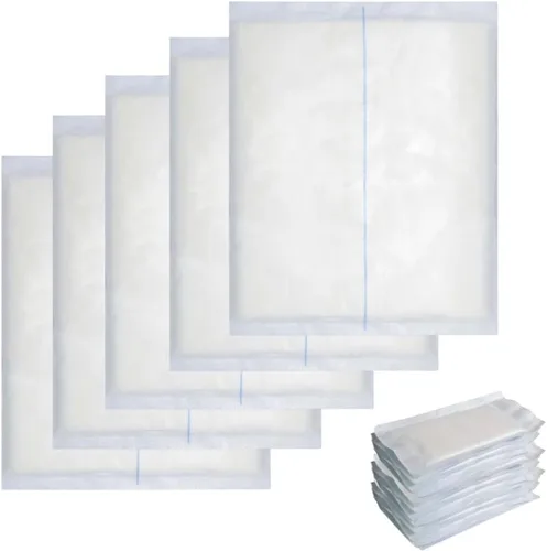 Vista 5 de Vakly ABD Pads 8" x 10" estériles (paquete de 20) – Almohadillas de gasa de combinación abdominal, apósitos no adherentes de alta absorción