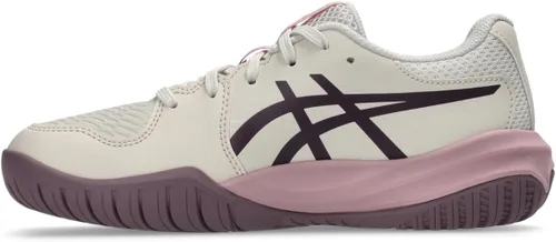Vista 5 de Zapatillas de tenis para niños ASICS Gel-Resolution X Grade School Avena suave/berenjena oscura