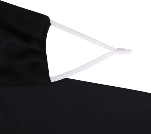 Vista 5 de Bufanda tipo bandana para mujeres y niñas, con cintas elásticas para las orejas, polaina para el cuello, pasamontañas, protección contra el polvo