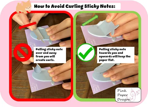 Vista 3 de Kawaii Sticky Notes - Paquete de 6 blocs de notas autoadhesivas con forma de animal lindo para el hogar, la oficina y los regalos