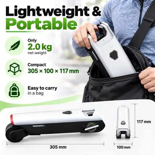 Vista 4 de Potenciador de asistencia eléctrica portátil para bicicleta, 4 modos
