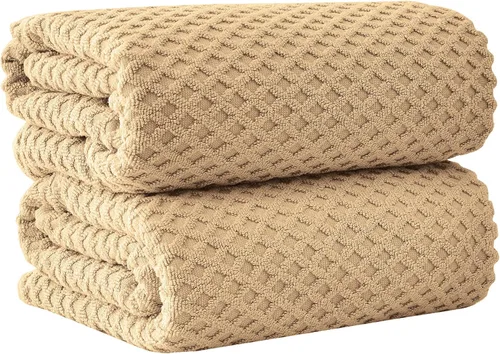 Vista 92 de Great Bay Home - Toallas de mano 100% algodón blanco, 6 toallas de baño suaves para manos, altamente absorbentes y de secado rápido, colección 01