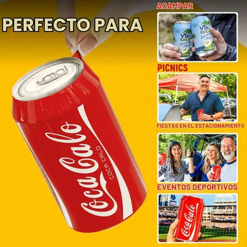 Vista 3 de BeerSkin - Fundas de silicona para latas que parecen refrescos, 12 oz