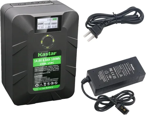 Vista 6 de Kastar BP-Y100W - Batería de repuesto para montaje en V, batería V-Lock BP-L40 BP-L40A BP-L60 BP-L60A BP-L60S BP-L80 BP-L80S BP-L90 BP-L90A BP-M100