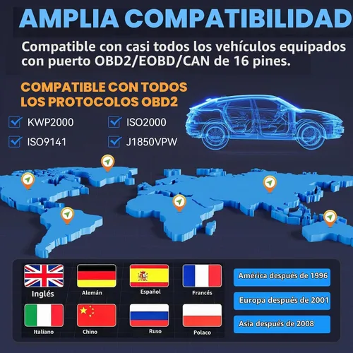 Vista 8 de VDIAGTOOL VD30 Pro - Lector de código de automóvil, herramienta de diagnóstico OBD2 para automóviles y camiones, lector de códigos Check Engine