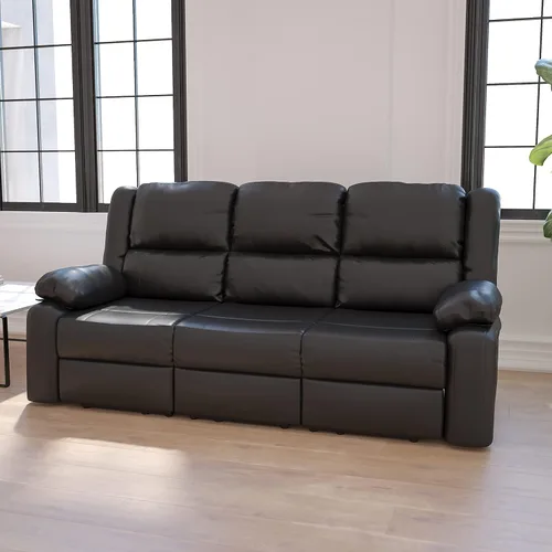 Vista 12 de Flash Furniture - Sofá unipersonal reclinable, Microfibra, Microfibra café chocolate.