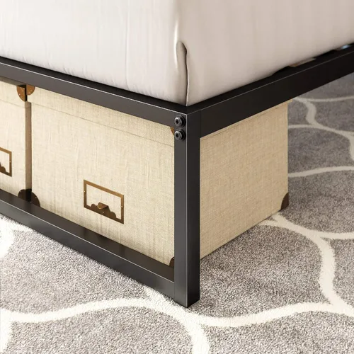 Vista 7 de Zinus Plataforma de cama/Base de colchón de 12 pulgadas, no necesita sommier/soporte de rejilla de metal, cama doble