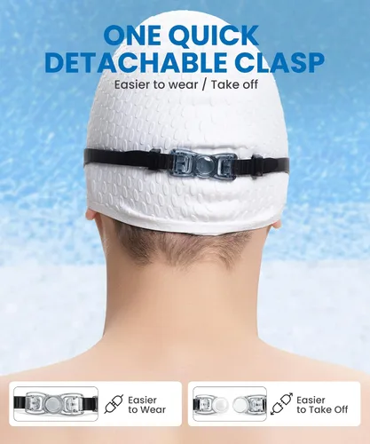 Vista 6 de Gafas de natación para hombres y mujeres, gafas de natación para hombres: antivaho sin fugas, protección UV400, visión amplia, paquete de 3