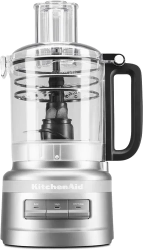 Vista 2 de KitchenAid Procesador de alimentos base de 9 tazas Contour Silver (Renovado)