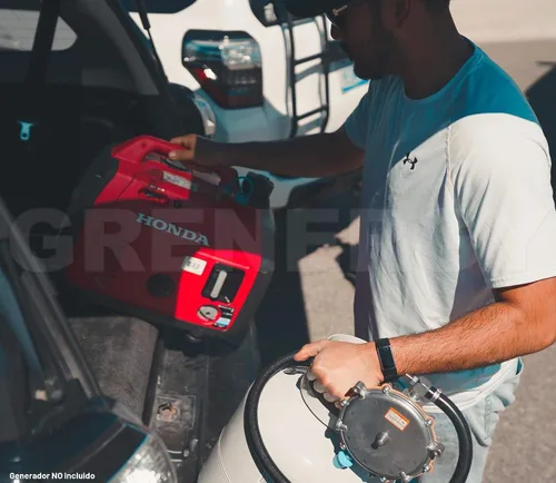 Vista 6 de EU2000i Kit de conversión de combustible triple de propano, gas natural y gasolina para Honda Generator Inverter LPG CNG