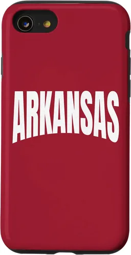Vista 13 de Funda local tradicional para iPhone 15 Minimal Arkansas Rojo Blanco Fayetteville AR
