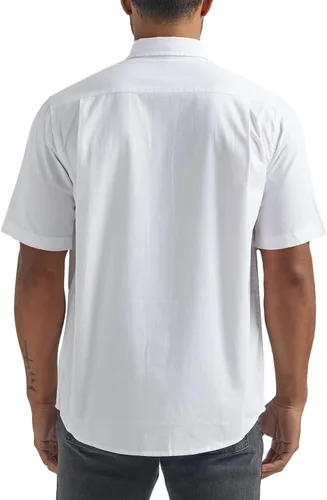 Vista 2 de Wrangler Authentics Camisa tejida clásica de manga corta para hombre