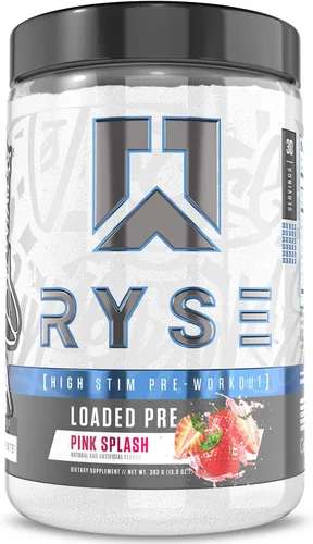 Vista 14 de RYSE Loaded - Polvo de preentrenamiento – Uva Bazooka – Preentrenamiento diario para hombres y mujeres con 390 mg de cafeína, beta alanina