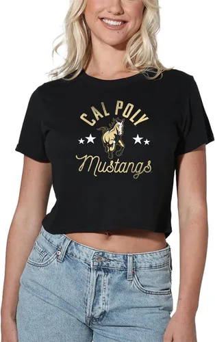 Vista 43 de Colección oficial de camisetas con diseño de mascota desgastada para mujer, color negro Grizzlies del estado de Adams