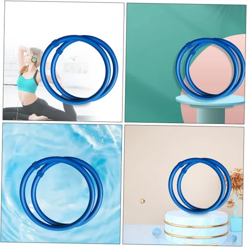 Vista 6 de 1 par de aros de brazo con peso para yoga y pilates, ejercitador de brazos para entrenamiento de fuerza, fitness y rehabilitación