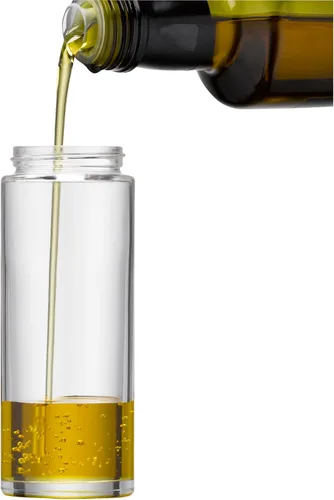 Vista 9 de WMF 650596030 Basic Essig- Olsprüher 4.1 fl oz Vinagre, botella de aceite con recipiente de vidrio, Cromargan acero inoxidable mate, apto