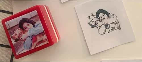 Vista 12 de Sello personalizado para retrato de mascota, sello de cara de mascota personalizado, sello de tinta personalizado, Ta personalizado, sello