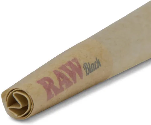 Vista 3 de RAW Black Classic 1400ct Conos preollados a granel