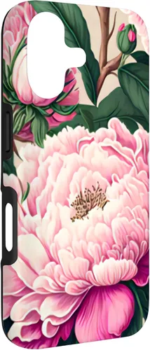 Vista 3 de Pink Peony Art Design Case for iPhone 17