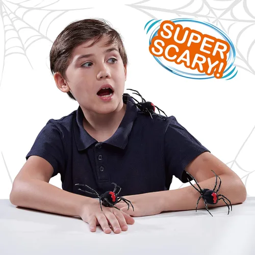 Vista 5 de Robo Alive ZURU - Paquete de 2 juguetes robóticos con batería de araña gateante Serie 1