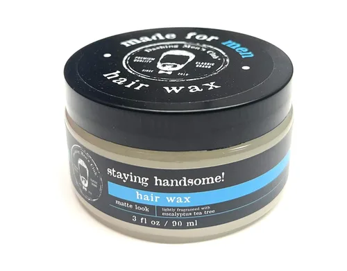 Vista 2 de Dashing Club - Cera capilar para hombre, aspecto mate, perfumada con árbol de té de eucalipto, 3 onzas