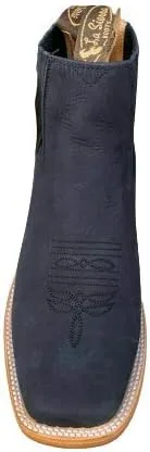 Vista 2 de Dona Michi BOTIN BOTIN BOTIN DE PIEL RODEO RODEO EN TOBILLO SQUARE BOTIN Negro
