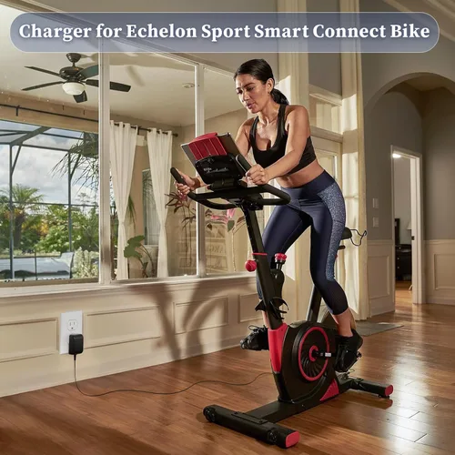 Vista 2 de Adaptador de 9V 3A AC/DC compatible con Echelon Smart Connect EX1 EX3 Max EX5 Bicicleta de ejercicio, fuente de alimentación para ECH01-RED EX-1