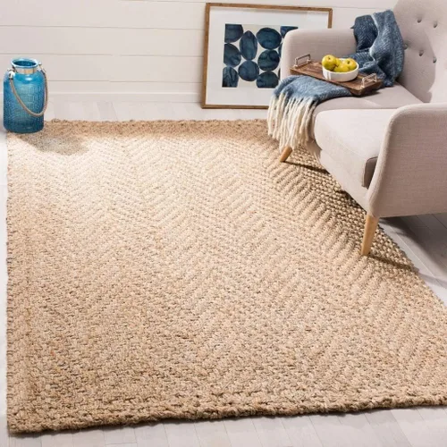 Vista 13 de SAFAVIEH Natural Fiber Collection - Alfombra decorativa de 2 pies 3 pulgadas x 4 pies, natural, hecho a mano, ideal para zonas de alto tráfico