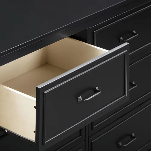 Vista 6 de Davinci Charlie - Cómoda con 6 cajones para bebé - Cómoda doble de madera con cajones para niños, niños y niñas - Cómoda de almacenamiento multiusos