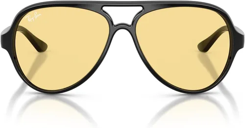 Vista 8 de Ray-Ban RB4125 Cats 5000 - Gafas de sol estilo aviador Negro/Gris degradado claro