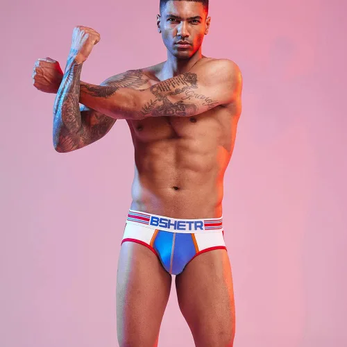 Vista 2 de BSHETR Athletic Supporter Jockstrap - Ropa interior ultrasuave, transpirable y elegante para hombres