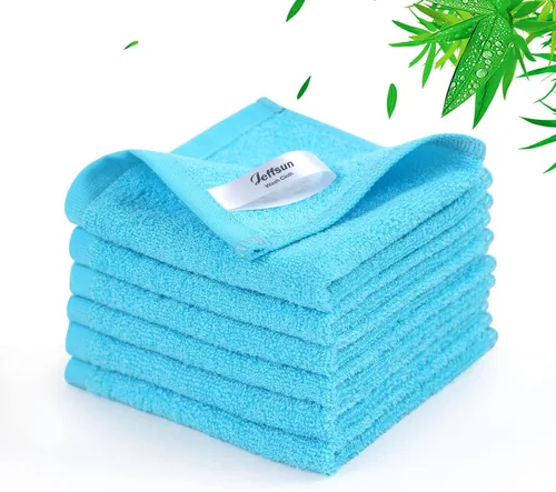 Vista 11 de Paquete de 6 paños para bebé, toallas faciales súper suaves para la Blanco