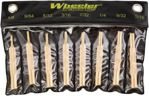 Vista 6 de Wheeler, Juego de martillo y punzones en caja de plástico