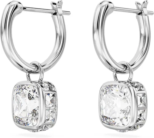 Vista 3 de Swarovski Chroma Stud Earring Collection, Rhodium and Gold Tone Finishes, Multi-Color Crystals