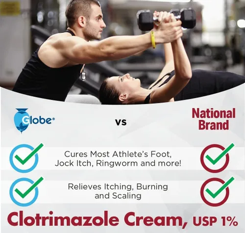 Vista 3 de Crema antifúngica de clotrimazol 1 % USP 1 onza (comparar con Lotrimin), 1