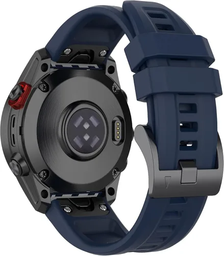 Vista 11 de REYDA Correa de silicona compatible con Garmin Fenix 8 Pro 1.850 in/8 1.850 in/E 1.850 in, 0.866 in, correa de reloj de ajuste rápido de silicona