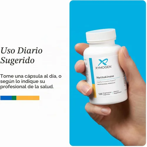 Vista 7 de XYMOGEN Nattoquinasa, 120 Cápsulas