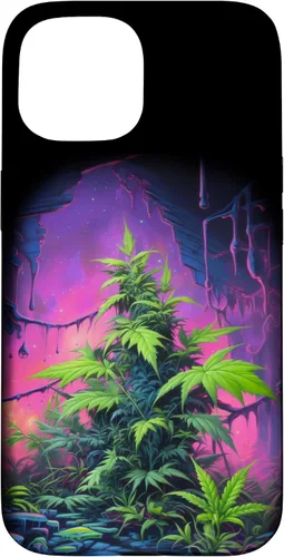Vista 6 de 420, Colorful Weed Phone Accessory, Pink, Green & Purple Case for iPhone 16